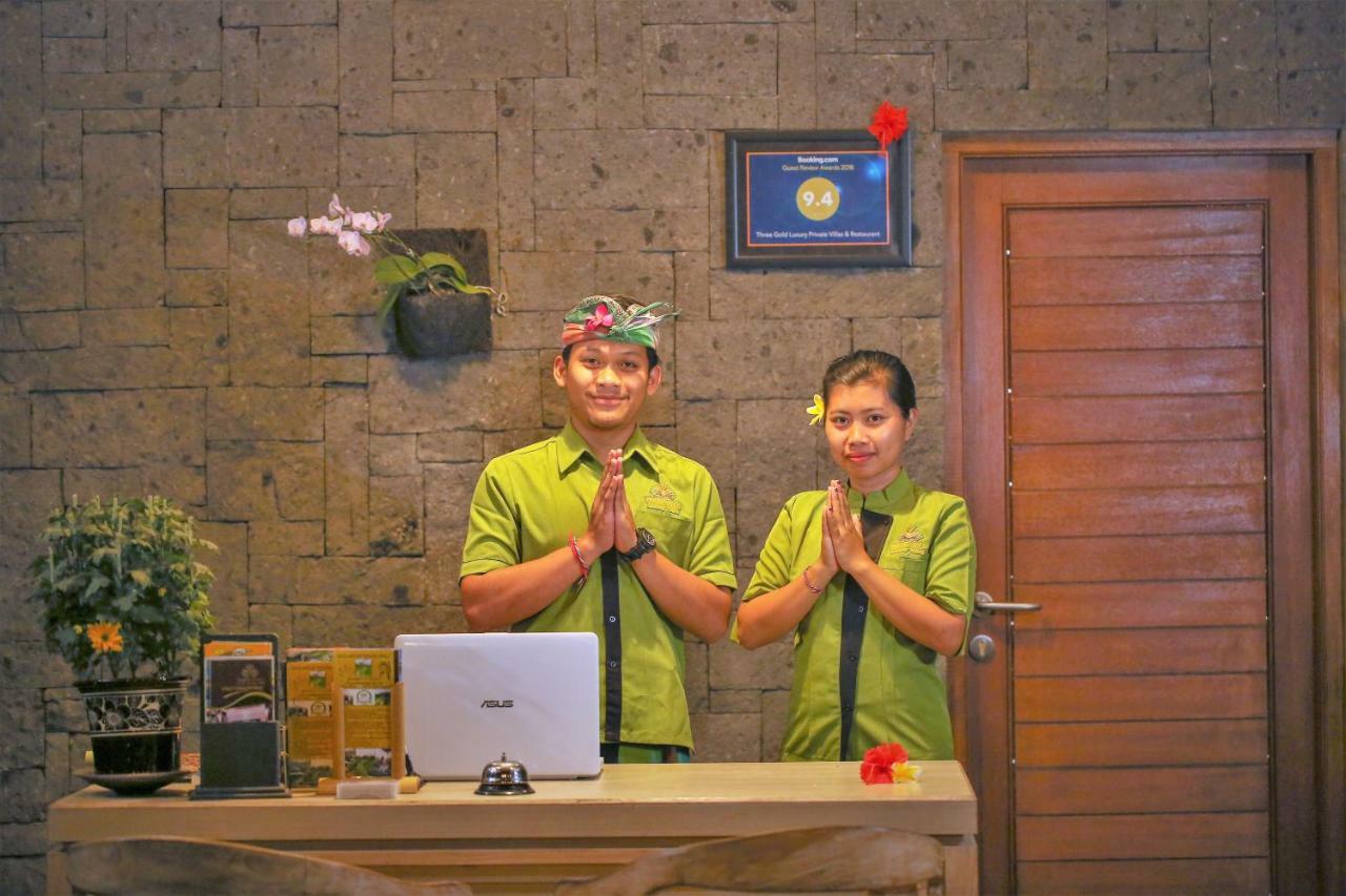 Three Gold Luxury Private Villas Ubud Eksteriør bilde